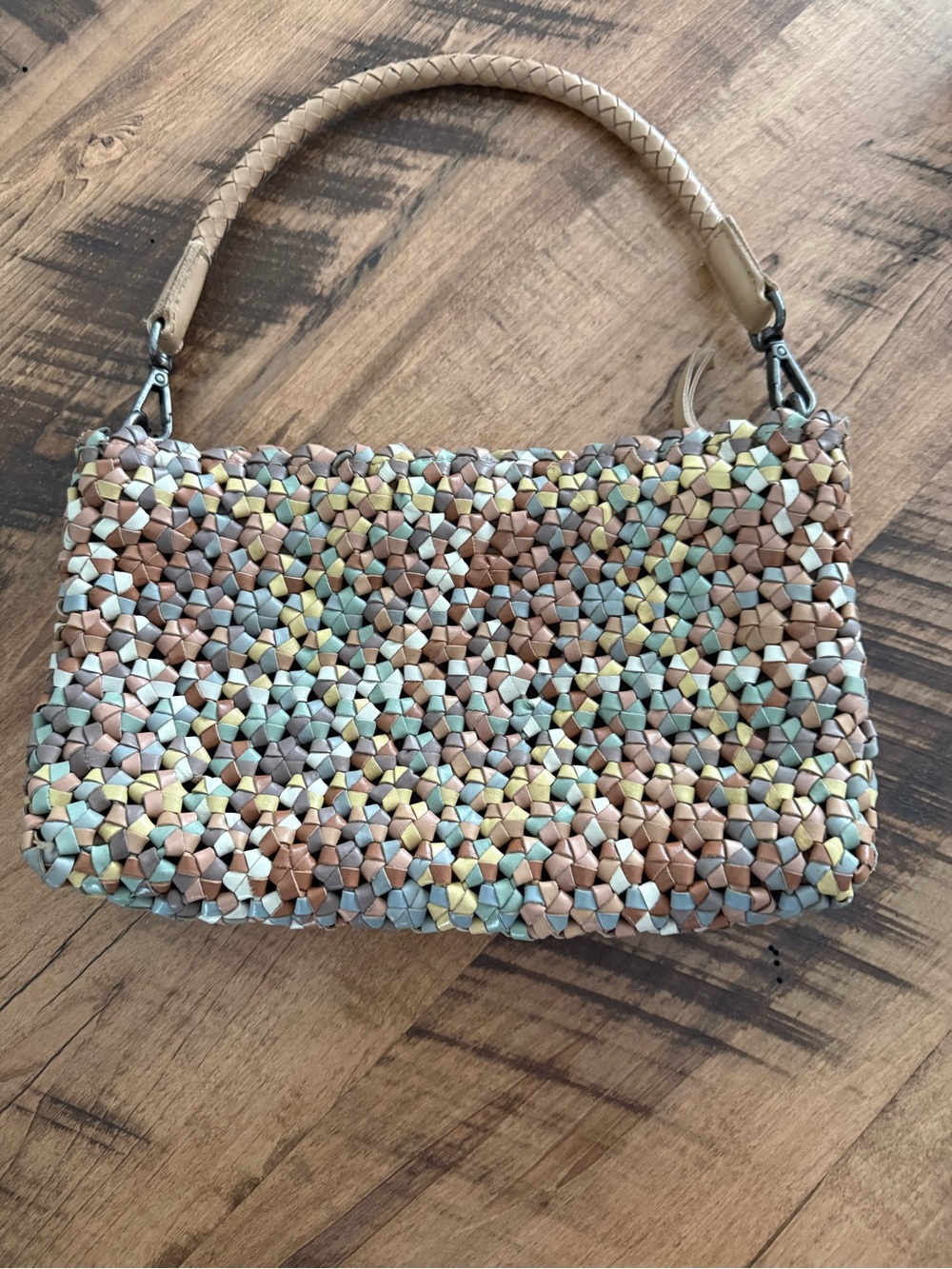 Multicolor Woven Women's Bag